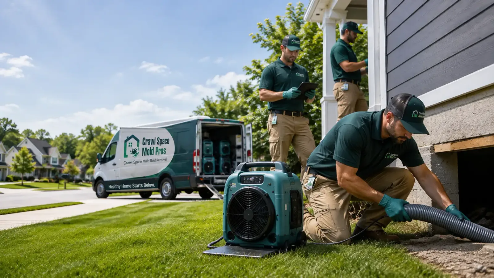 Crawl Space Mold Removal in Berlin Heights, OH